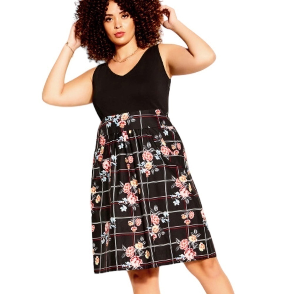 NWT City Chic Picnic Love Dress